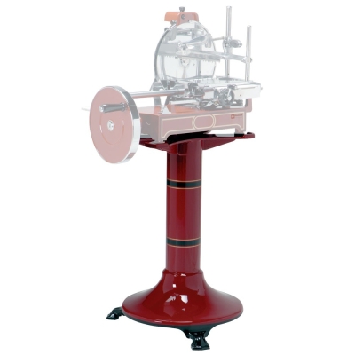 Socle en fonte (rouge vif) pour trancheuse SU-RET